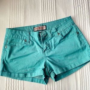 Turqouise dressing shorts